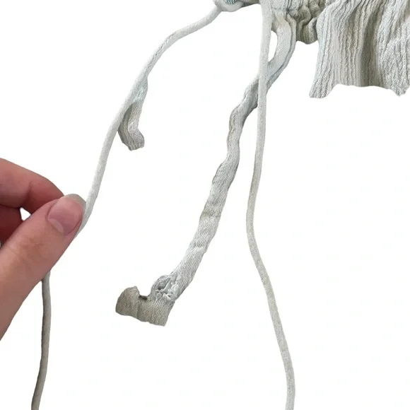 Kimchi Blue Urban Outfitters Bohemian Tassel Tie Summer Mermaidcore Coastal Top - Picture 9 of 13